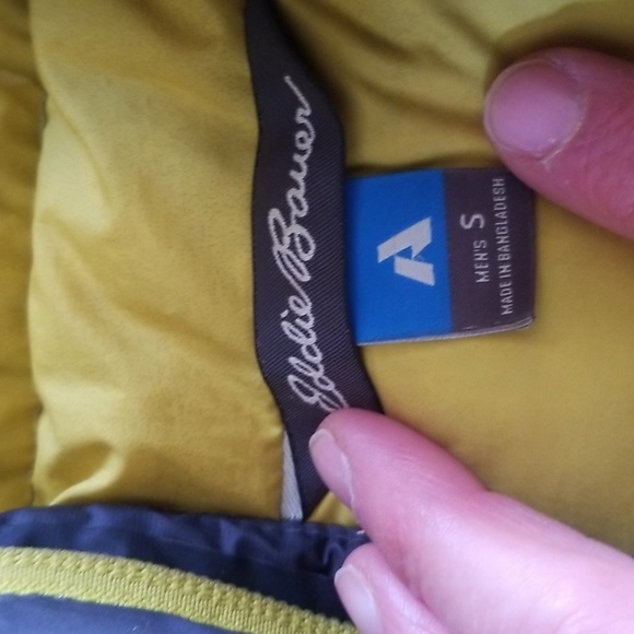 Eddie Bauer Mens Storm Down 800 Puffer Jacket. SZ Small - Picture 3 of 6